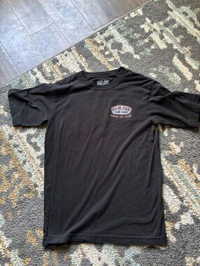 Ron Jon Black Short-Sleeve Logo Tee